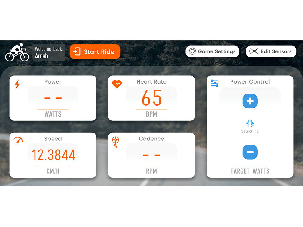 Multiplayer Cycling Simulator Webapp