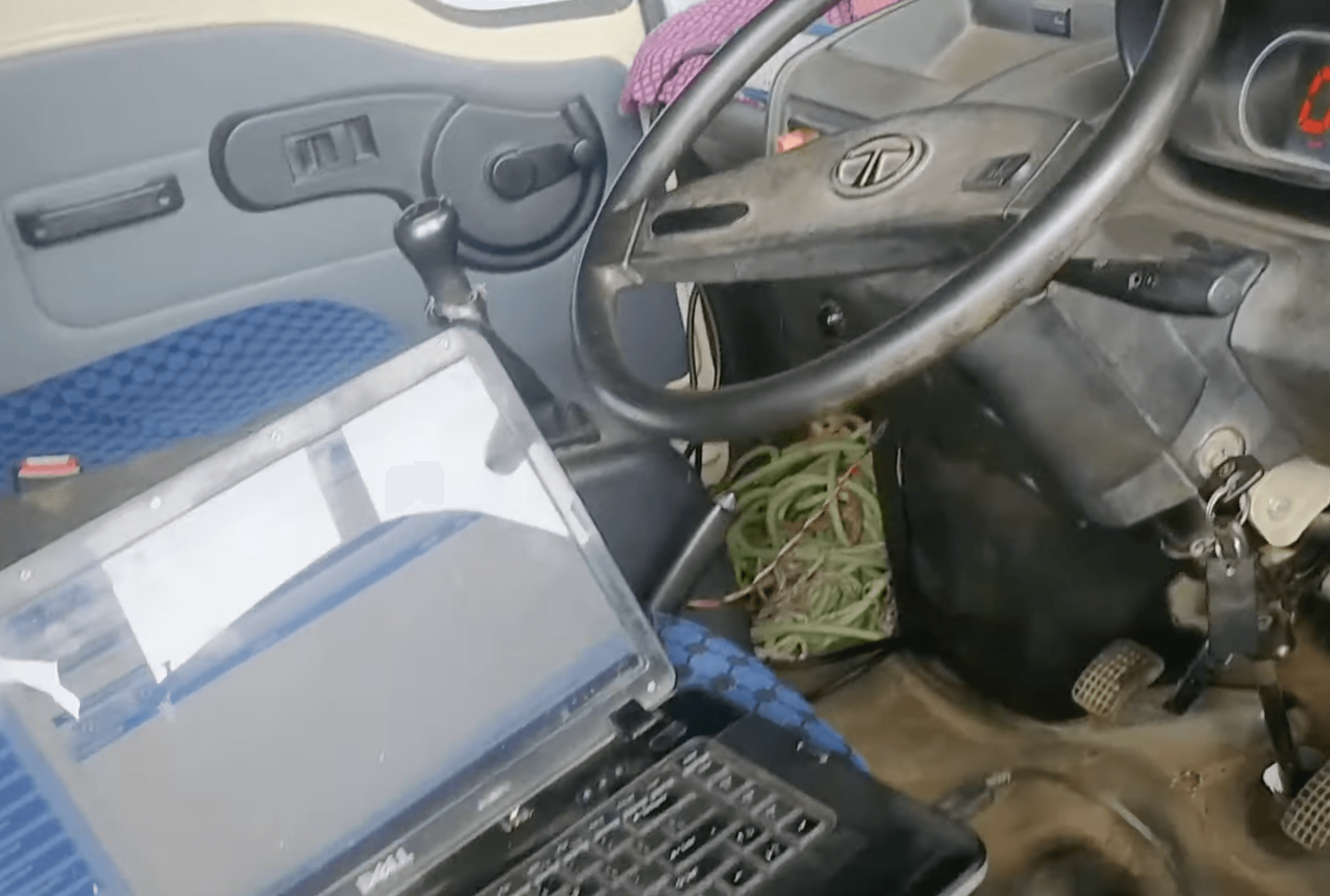 In-vehicle Tata Ace Test